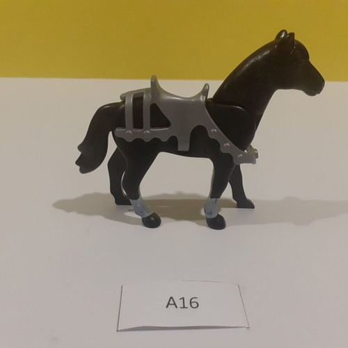 Playmobil horse A16 like new, black with gray details
