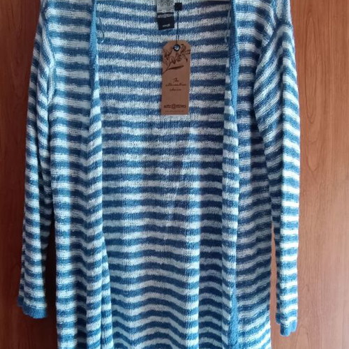 Attrattivo cardigan new, light indigo color, small