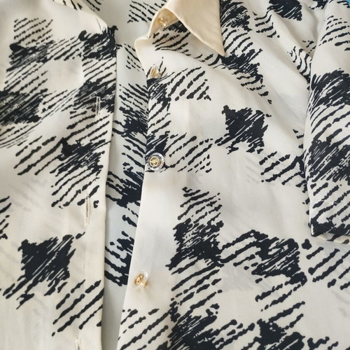 Pierre Cardin Retro Overshirt XXL like new, black and beige
