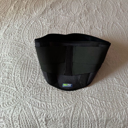 Orthopedic lumbar support belt like new with extra cushion