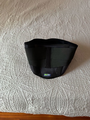 Orthopedic lumbar support belt like new with extra cushion