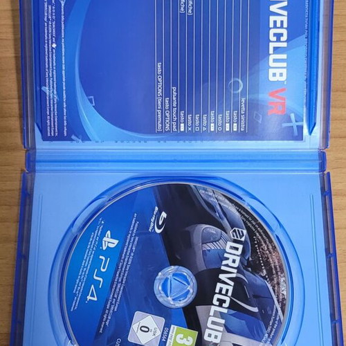 Driveclub VR PS4 game, European version