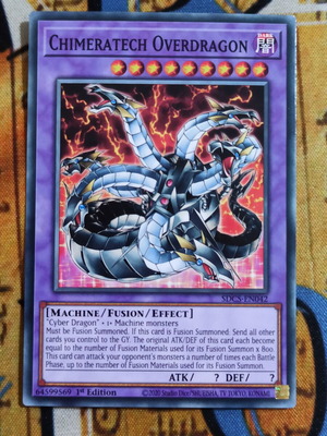 Chimeratech Overdragon Yu-Gi-Oh! card used