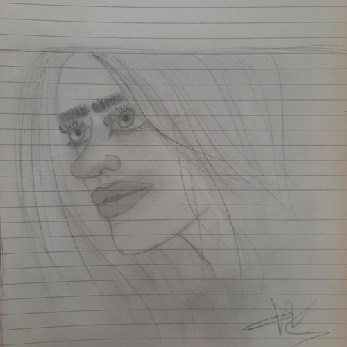 Pencil artwork new, authentic with artist signature