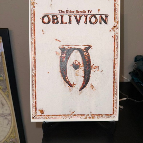 3D embossed image Elder Scrolls IV Oblivion new