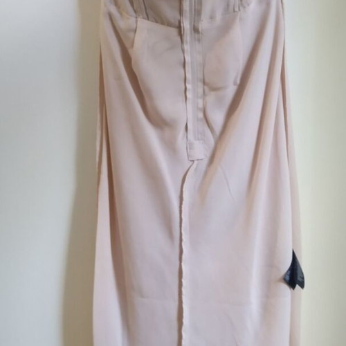 H&M strapless dress new, beige, size 36