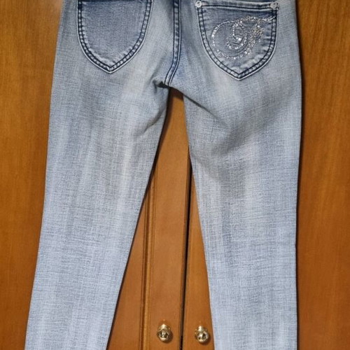 Fracomina women's skinny jeans size 38 like new, light color