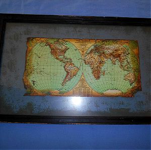 NATIONAL GEOGRAPHIC THE WORLD MAP VINTAGE
