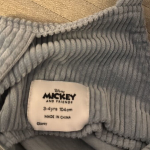 Primark corduroy dress like new, size 3-4 years