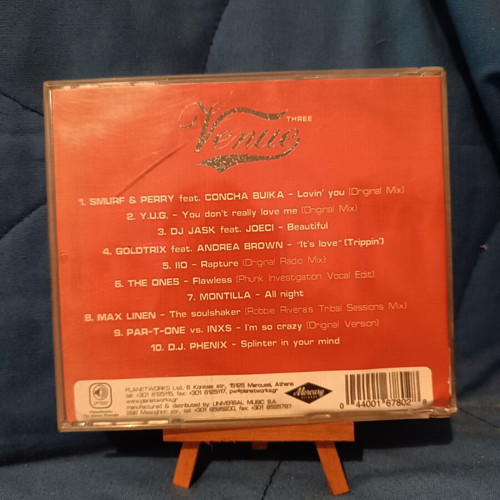 Venue Three CD used electronic dance mix