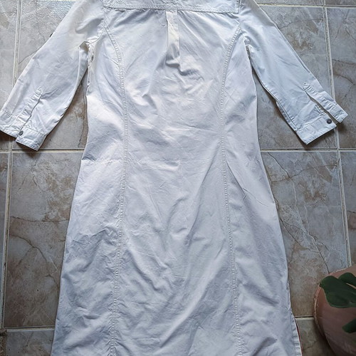 Bogner Fire + Ice white shirt dress like new, size S