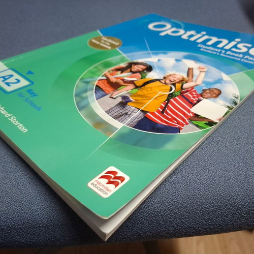 Optimise A2 Key for School Student's Book like new, updated for the new exam