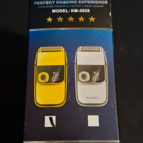 Kemei Gold KM-2028 Foil rechargeable face shaver new