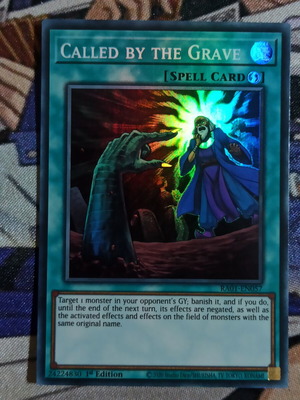 Called By The Grave супер рядка карта Yu-Gi-Oh! Quick Play Spell