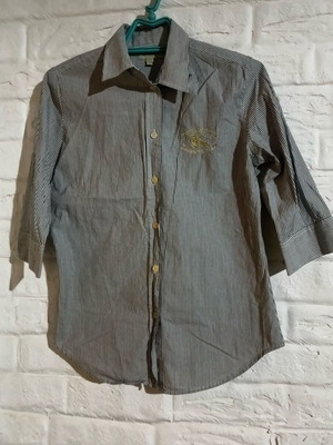 Burberry shirt used like new, size S, blue