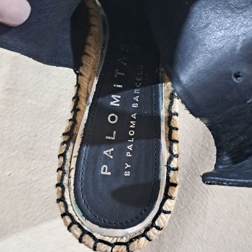 Paloma Barceló Palomitas leather platform sandals size 37 like new