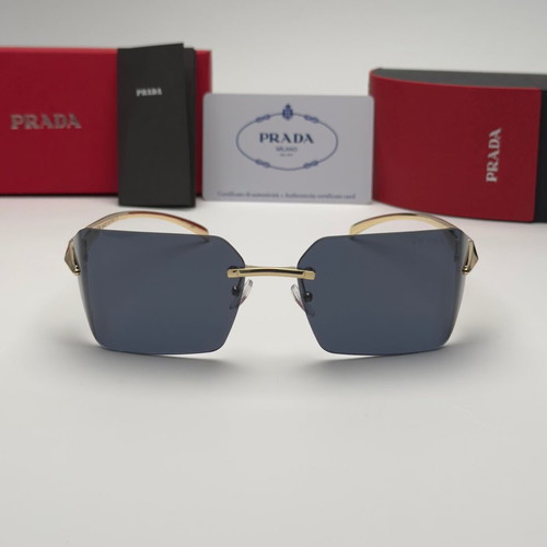Prada Rimless Edition sunglasses new, black and brown