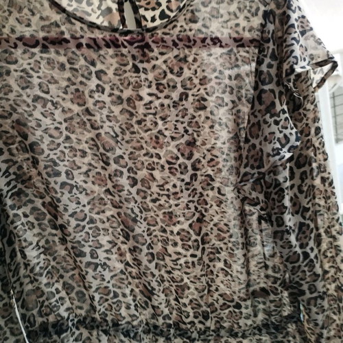 VRS women's dress animal print used, size M/L