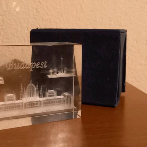 Crystal souvenir Hungary like new