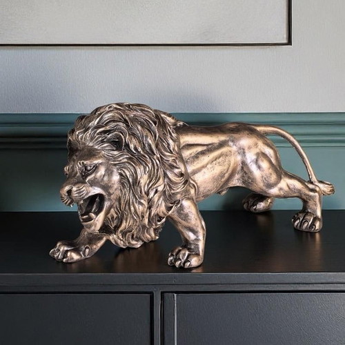 Lion Statue new, decorative figure, 31 cm