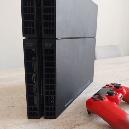 Sony Playstation 4 500GB console with red controller