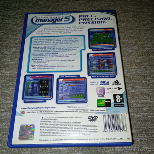 Championship Manager 5 for PlayStation 2 (PS2) like new