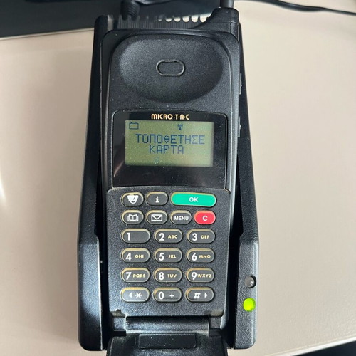Motorola Micro T-A-C vintage mobile phone used, black