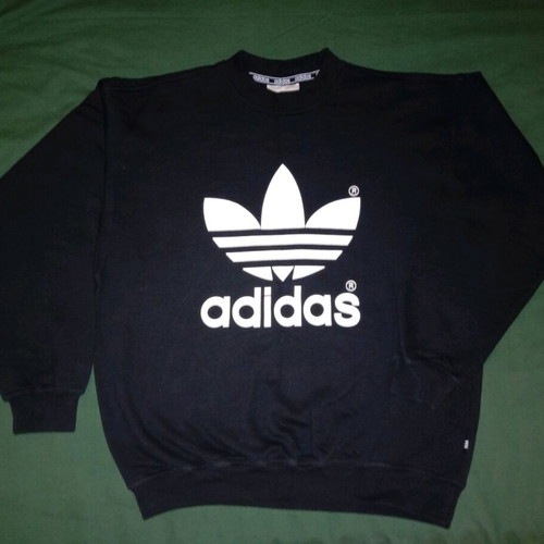 Adidas vintage oversized medium sweatshirt, like new, black