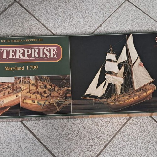 Enterprise Maryland 1799 Wooden Model Kit new