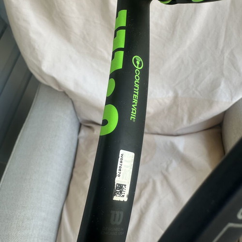 Wilson Blade 100 and Wilson Clash 120 tennis rackets used