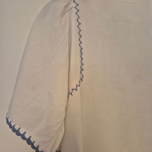 Boho embroidered dress used, cotton, one size