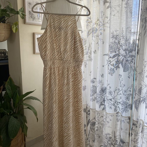 Summer dress Ann Taylor large beige like new