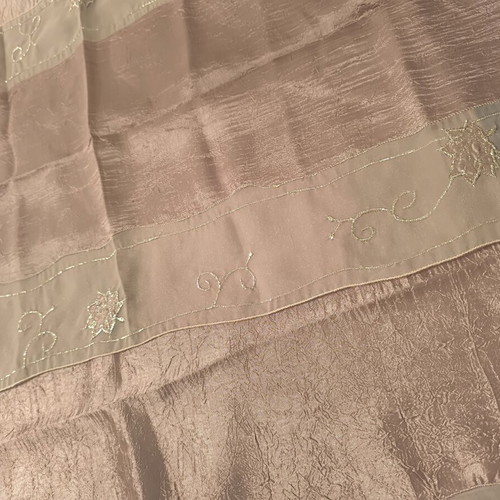 Brown tablecloth set with mini tablecloth, new with floral design