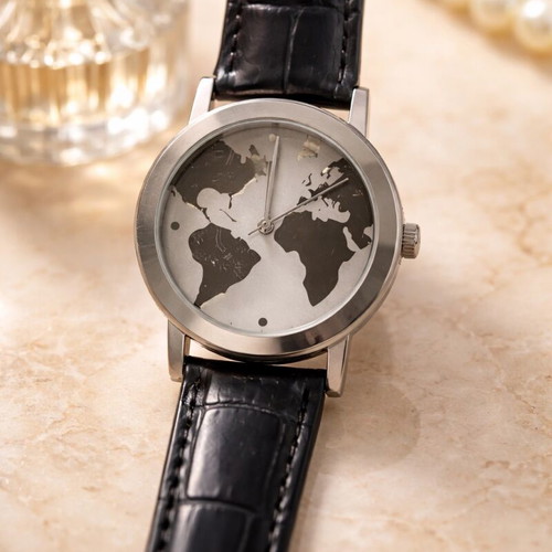 Boeing Limited Edition World Map Dial Watch 38mm used unisex