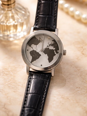 Boeing Limited Edition World Map Dial Watch 38mm used unisex