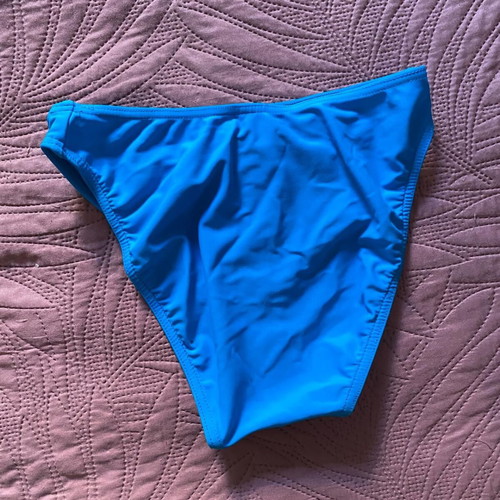Ostraco bikini new, size 46, blue with laser-cut details