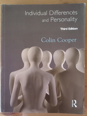 Individual Differences and Personality Third Edition από Colin Cooper σαν καινούργιο