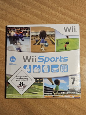 Nintendo Wii Sports παιχνίδι μεταχειρισμένο, αυθεντική χάρτινη θήκη