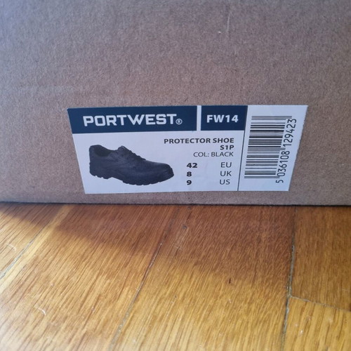 Portwest FW14 Steelite Protector Shoe S1P black like new, size 41