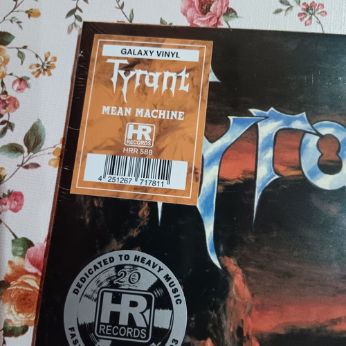 Tyrant Mean Machine vinyl new, heavy speed metal reissue