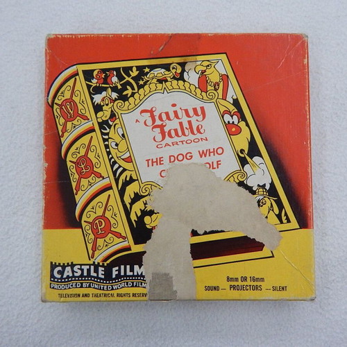 The Dog Who Cried Wolf 8mm film used, Castle Films 1960s with original box