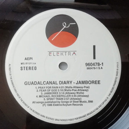 Guadalcanal Diary Jamboree vinyl record used, rock