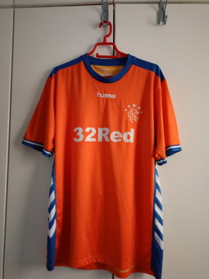 Φανέλα Rangers Hummel σεζόν 2018-2019 σαν καινούργιο, μέγεθος XL