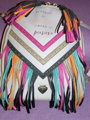 Le Pandorine women's backpack used with scratches