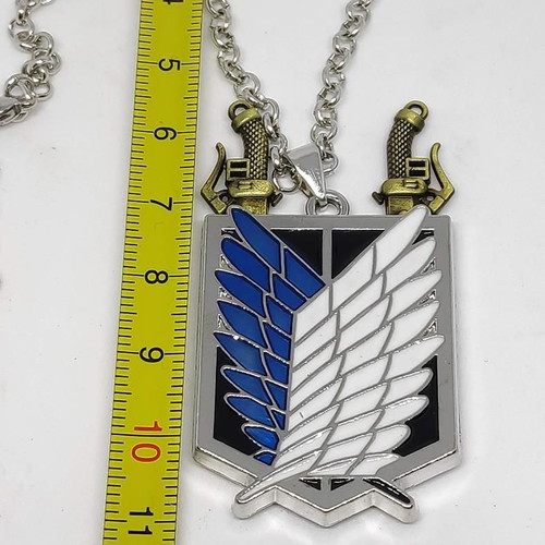 Attack on Titan Wings of Freedom Pendant with Chain like new