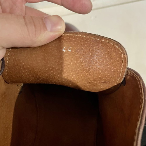 Kricket men's leather chukka boots like new, brown, size 44