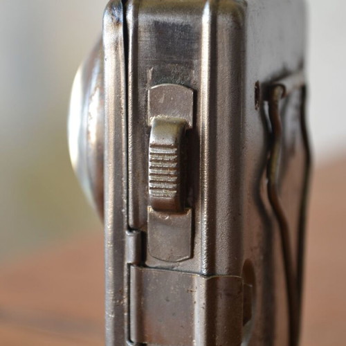 MY DAY vintage flashlight used 1950s–60s metal collectible