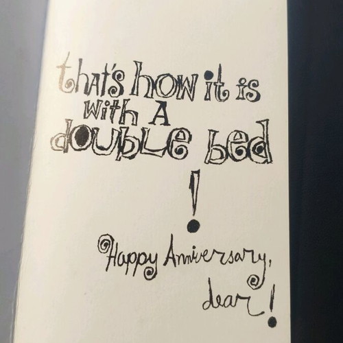 Vintage anniversary card like new