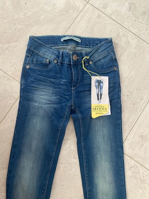 Stradivarius jeans new, blue washed skinny, size XXS