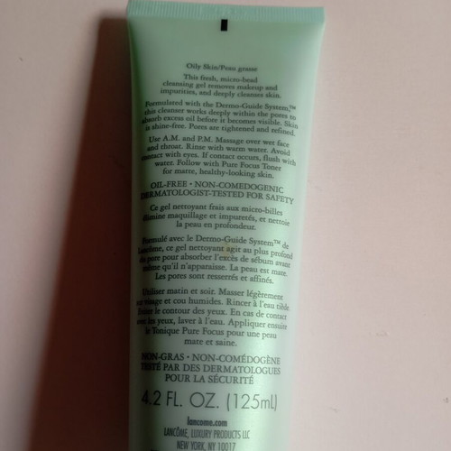 Lancome gentle facial cleansing gel new